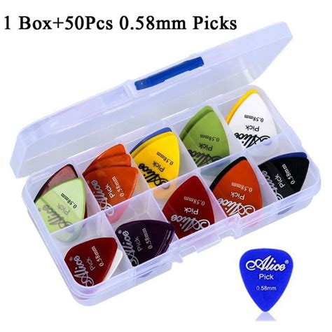 KAWES Acoustic Guitar Picks Electric Guitar Pick Acoustic Music Picks Plectrum | Shopee Philippines