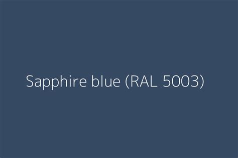 Sapphire blue (RAL 5003) Color HEX code