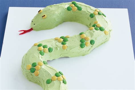 No-bake snake cake