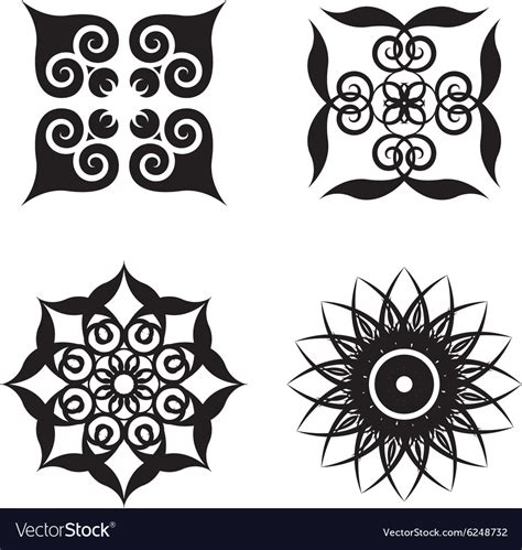 Abstract symbols Royalty Free Vector Image - VectorStock