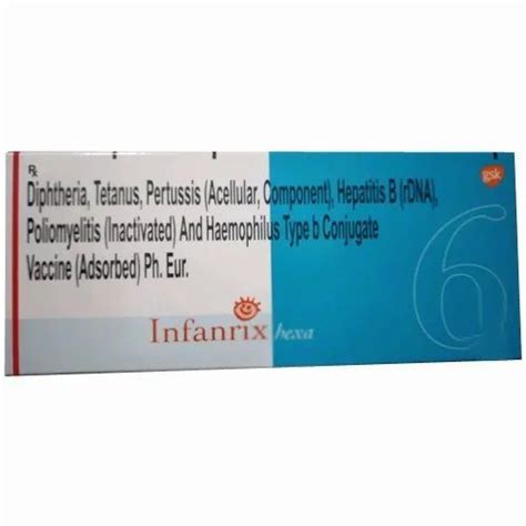 Infanrix Hexa, Gsk, Inj at Rs 2150 in New Delhi | ID: 22783832912