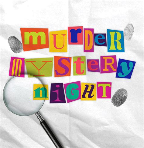 A Murder Mystery Party just - Park District of Oak Park | Facebook - Clip Art Library