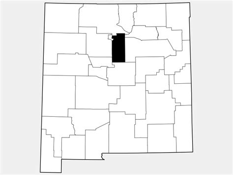 Santa Fe County, NM - Geographic Facts & Maps - MapSof.net