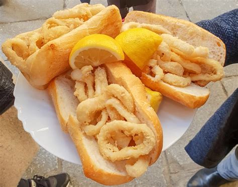 Fried Calamari Sandwich Recipe (Bocadillo de Calamares) - Spanish Sabores