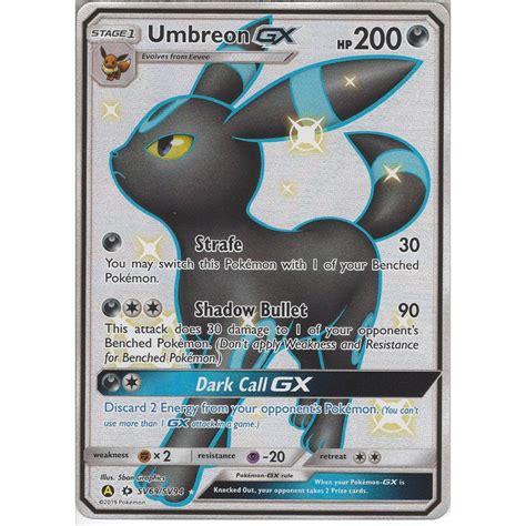 Pokemon Trading Card Game SV69/SV94 Umbreon GX | Rare Ultra Card ...