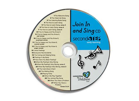 Second Step® Early Learning Join In and Sing CD – Second Step