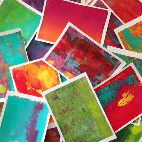 Prints from my recent Gelli plate play! | Gelli plate printing, Printed plates, Gelli printing