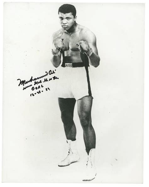 Cassius Clay 11" x 14" "Muhammad Ali" Elaborately Signed Photograph