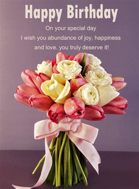 Happy Birthday Flowers Wishes Messages : If You Are Looking For Happy ...