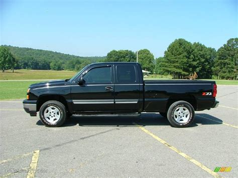 2006 Black Chevrolet Silverado 1500 LS Extended Cab 4x4 #12273500 | GTCarLot.com - Car Color ...