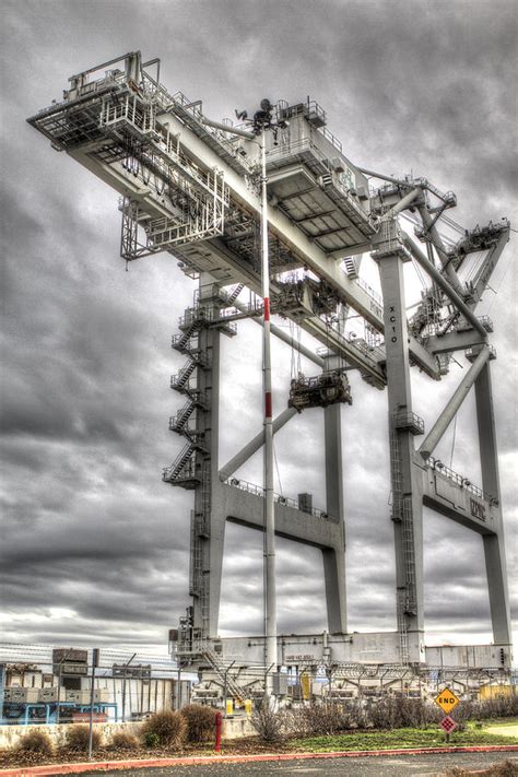 Port of Oakland Crane Photograph by SC Heffner