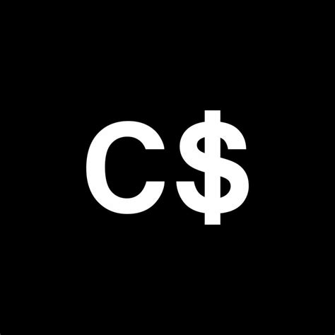 Canada Currency, CAD Sign, Canadian Dollar Icon Symbol. Vector ...