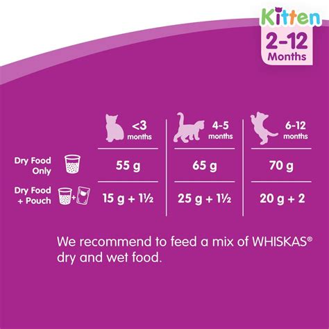 8kg Whiskas 2-12 Months Kitten Complete Dry Cat Food with Chicken (4 x ...