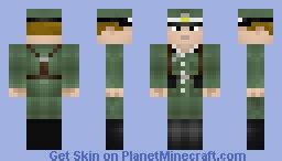 World War 2 Solider Minecraft Skin