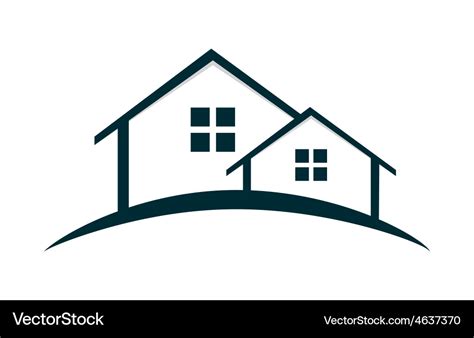 Houses logo Royalty Free Vector Image - VectorStock