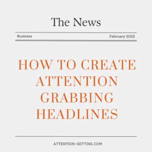 Attention Grabbing Headlines Examples