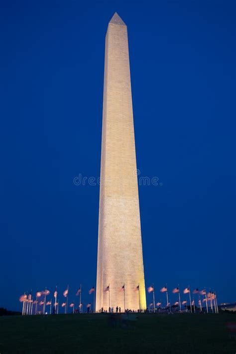 Washington Monument Night stock photo. Image of city - 57866518