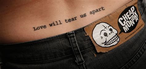 Love Will Tear Us Apart - Tattoo | Image copyright: Gareth D… | Flickr