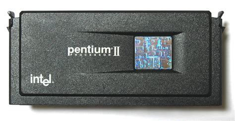 Intel Pentium II. This a slot 1 style connection and the unit was much ...