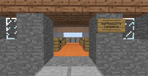 Building Tutorial: How to make a nice cafeteria. Minecraft Map