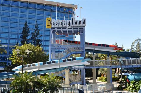 Disneyland Hotel Monorail Slide and Splash Pad - Simple Sojourns - Simple Sojourns