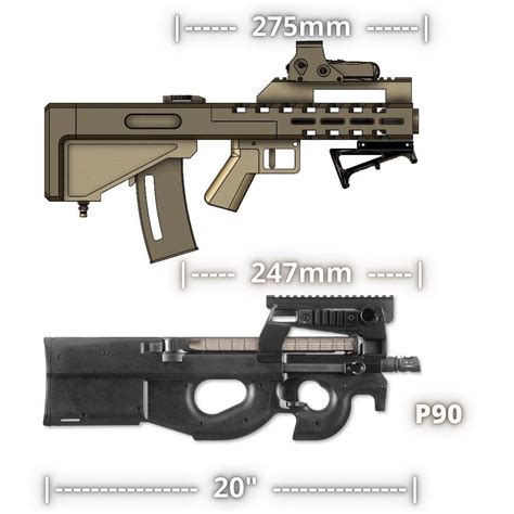 Bullpup design coming together 💪 Instagram @airsoftartistry : r/airsoft