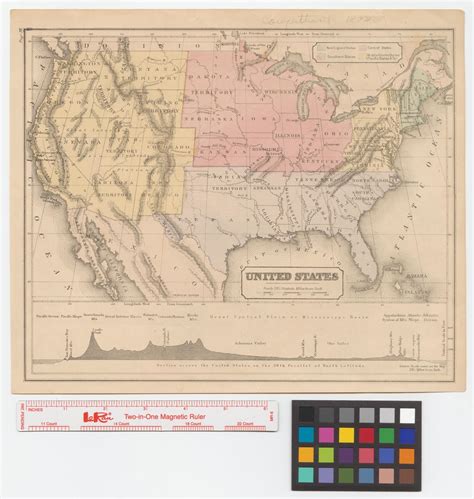 38th Parallel United States Map - Anetta Mathilda