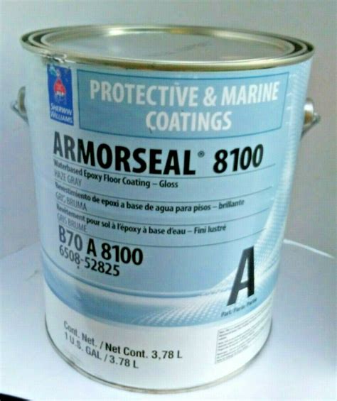 Mavin | Sherwin Williams Armorseal 8100 water based epoxy floor coating B70A8100