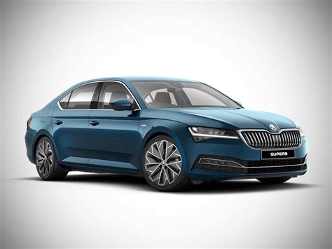 2024 Skoda Superb L&K Petrol Blue Metallic Color | AUTOBICS