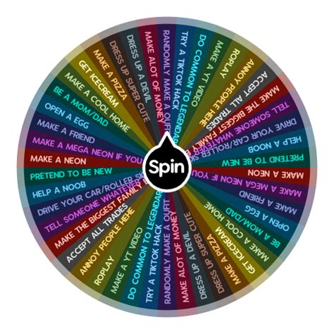 Adopt Me Wheel Of Dares | Spin The Wheel App