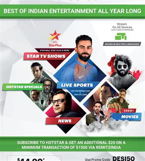 Hotstar IPL Live| Best Discount (Free - Promo code Included) - Helpingdesi