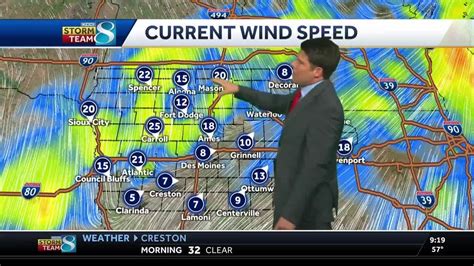 Iowa weather: Gusty winds, then a sharp drop in temperatures - YouTube