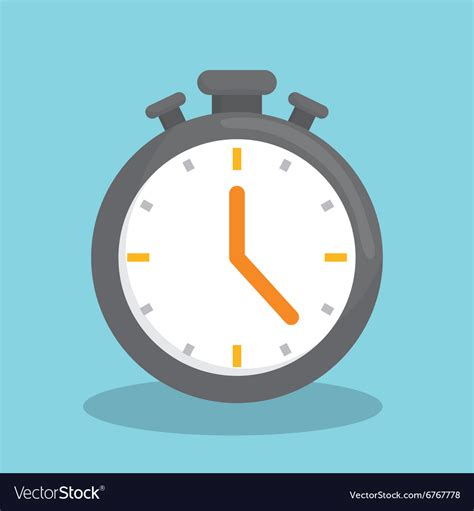 Clock timer graphic Royalty Free Vector Image - VectorStock