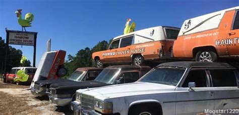 Haunted Chicken House. Heflin, Alabama - Hearses and Metal Chickens ...