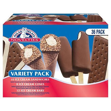 Polar Treats Ice Cream Novelties Variety Pack (36 ct.) - Sam's Club | Ice cream novelties ...