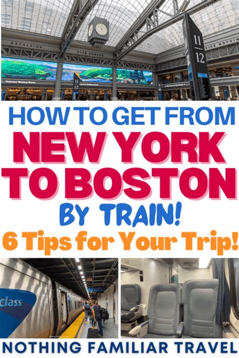 New York to Boston by Train: 6 Helpful Tips to Know First