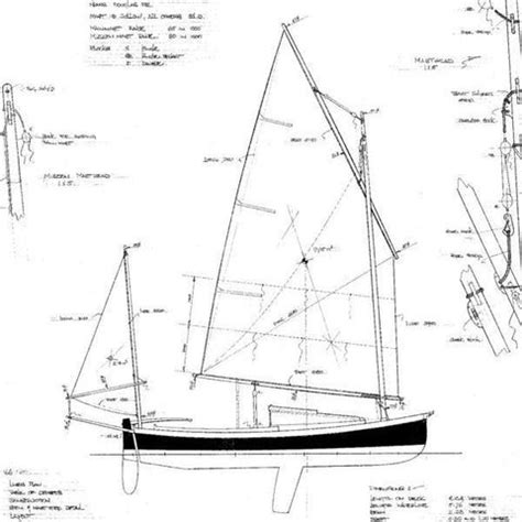 Cabin cruiser: Lugger Sailboat Plans