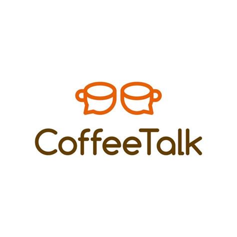 Coffee Talk Logo Vector