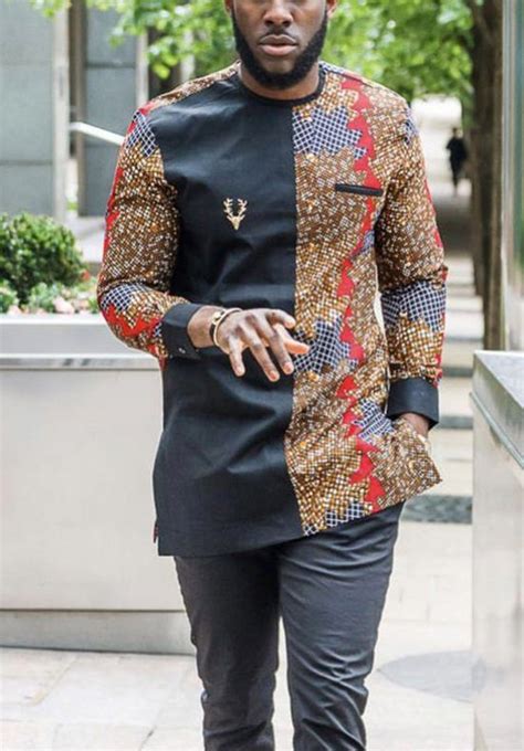 Top 20 African Shirts Design For Men 2019 | African shirts designs ...