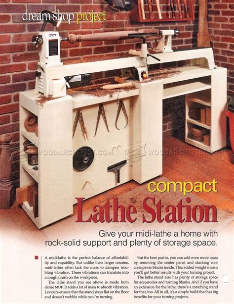 Wood Lathe Stand Plans • WoodArchivist