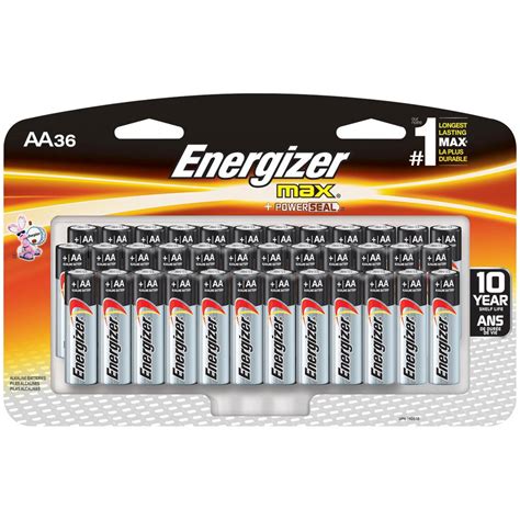 Energizer Max Alkaline AA Battery (36-Pack)-E91SBP36H - The Home Depot