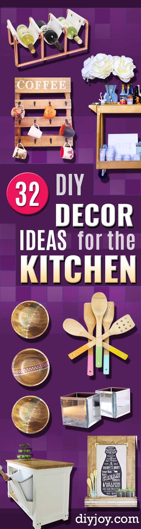 37 Creative DIY Kitchen Decor Ideas | Diy kitchen decor, Diy home decor projects, Rustic diy ...