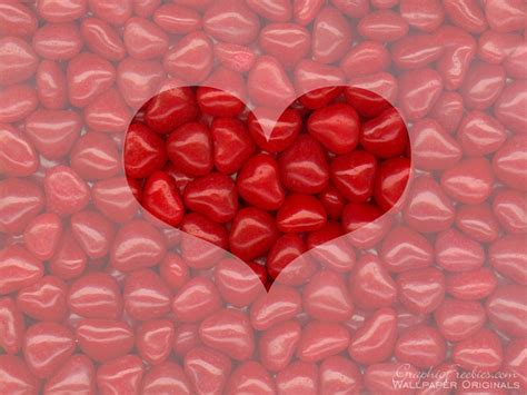 Valentine's Day Candy Hearts Wallpaper - WallpaperSafari