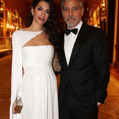 Amal and George Clooney Looked Like Actual Wedding Cake Toppers at a ...