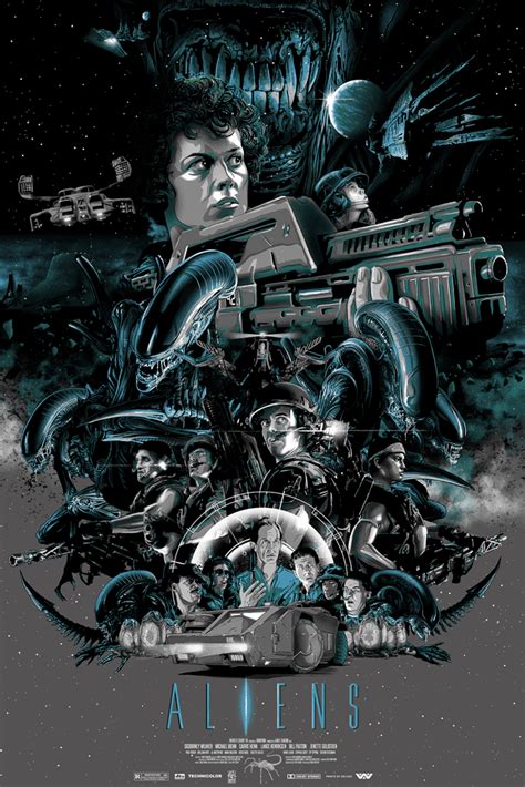 Cool Geek Film Poster Art For ALIENS, THE MARTIAN, THE LOST BOYS, and ...