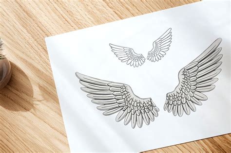 How to Draw Wings - Creating an Easy and Realistic Wings Sketch