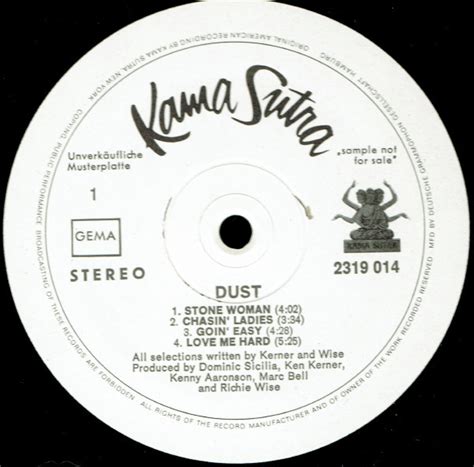 Dust – Dust (1971, Vinyl) - Discogs