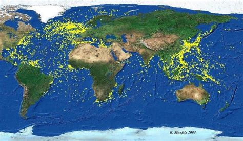 Map of World War 2 Shipwrecks - Brilliant Maps