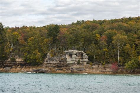 Lake Superior Rock Formation Stock Image - Image of outdoors, upper: 27523263