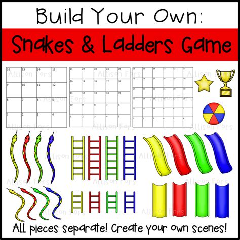 Editable Chutes And Ladders Template - Belinda Berube's Coloring Pages